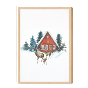 2834014 cadre mural chalet et cerfs 01.png